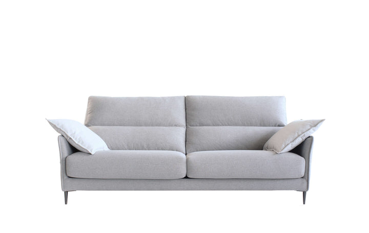 Malaga Light Grey Compact Sofa