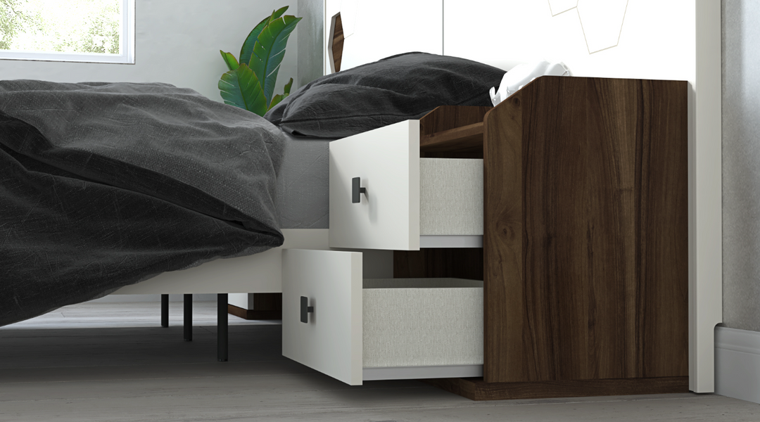 Fresco Bedroom Set: Contemporary Contrast ZN002