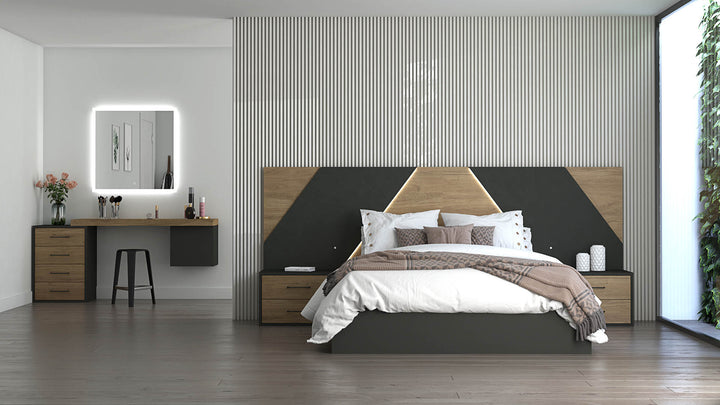 Escala Light Bedroom Set: Luminous Elegance ZN010