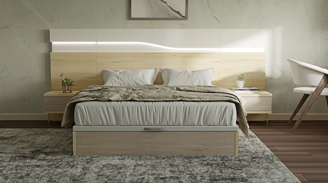 Lorca Bedroom Set: Elegance in Storage ZN013