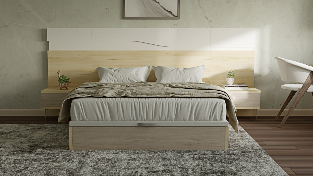 Lorca Bedroom Set: Elegance in Storage ZN013
