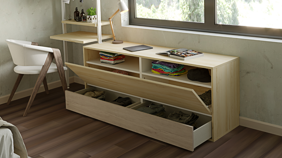 Lorca Bedroom Set: Elegance in Storage ZN013