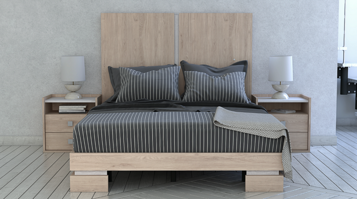 Viento Bedroom Set: Contemporary Breeze ZN015