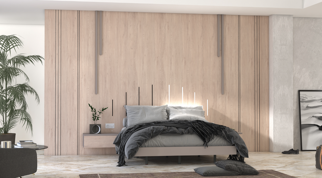 Siesta Bedroom Set: Tranquil Modernity ZN019