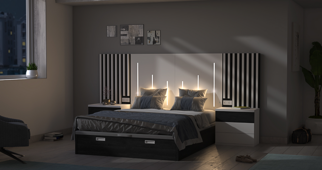 Navarro Bedroom Set: Sleek Sophistication ZN020