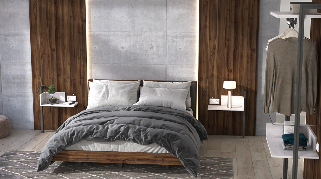 Verano Bedroom Set: Industrial Chic ZN021