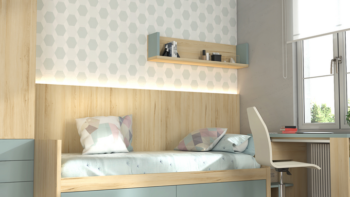 Madrid Mágico Teen Room Gala Haya Aqua