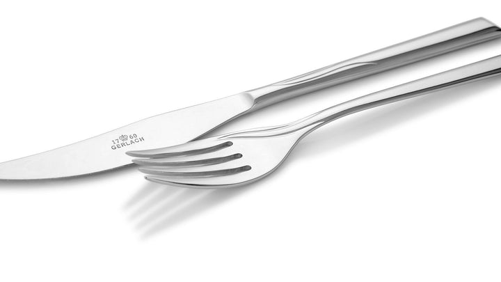 FLAMES 24 Piece Stainless Steel Flatware Set