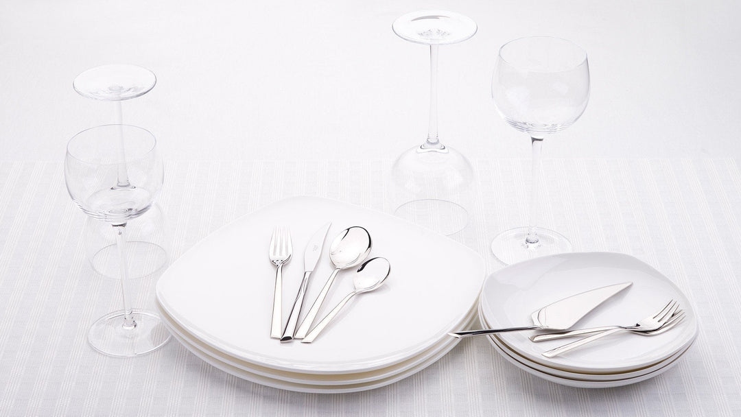 FLAMES 24 Piece Stainless Steel Flatware Set
