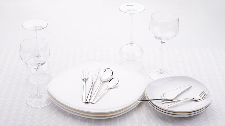 FLAMES 24 Piece Stainless Steel Flatware Set