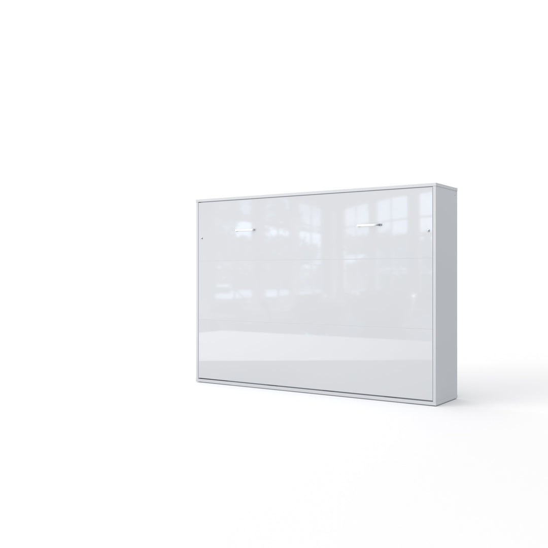 Horizontal Murphy Bed INVENTO, European Full XL Size with mattress