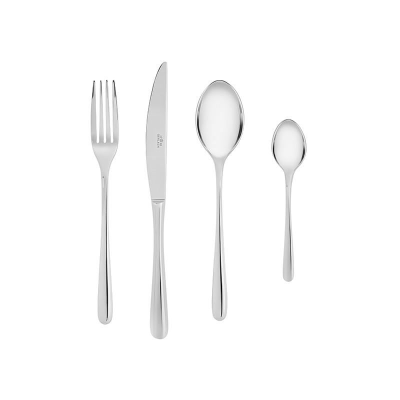MUZA 24 Piece Stainless Steel Flatware Set