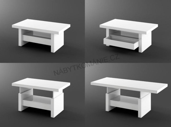 Lift Top Coffee Table AVERSA with drawer