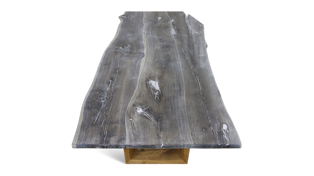 Oak wood Dining Table Baum- Kante 200