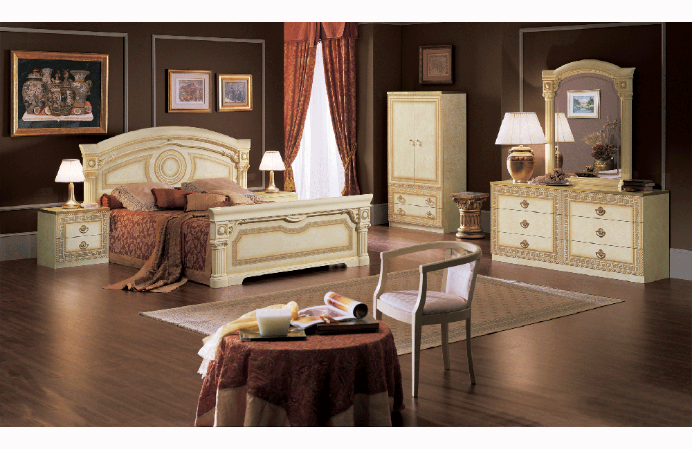 Aida Ivory Bed