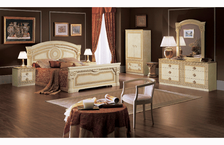 Aida Ivory Bed