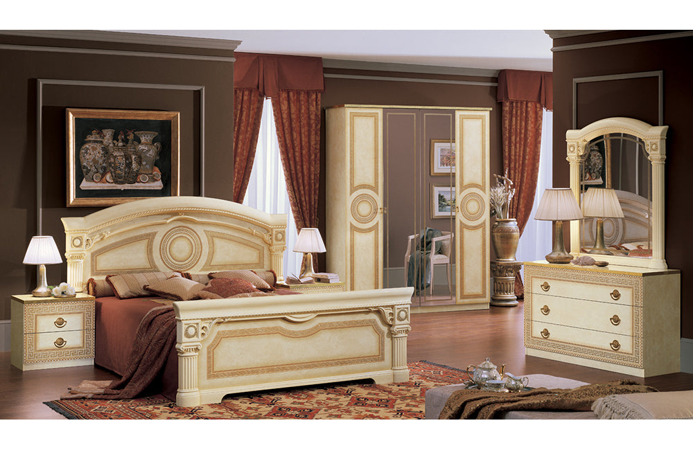 Aida Ivory Bed