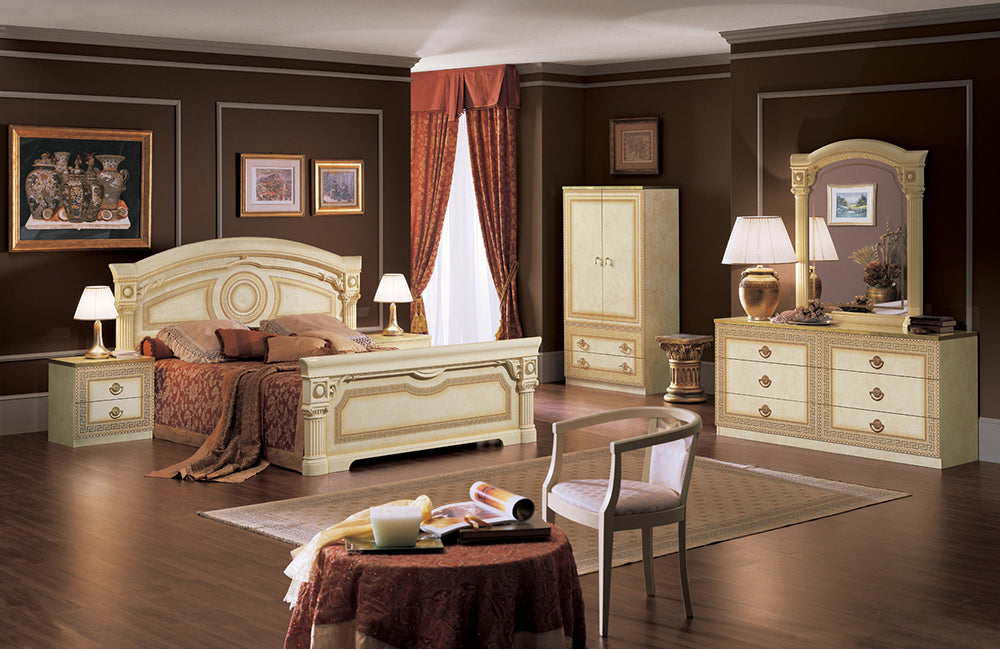 Aida Ivory Bed