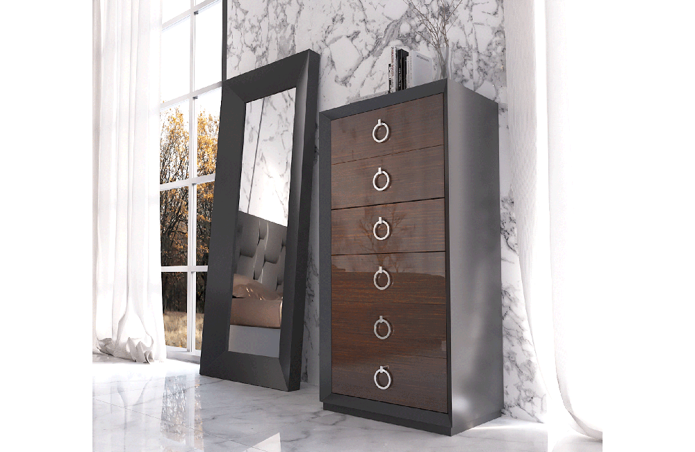 Emporio Black Bedroom