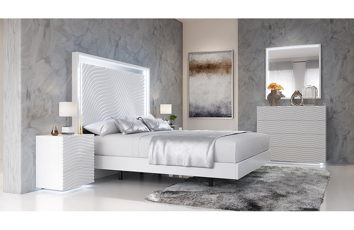 Wave Bed White