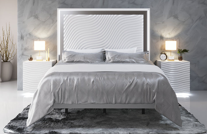 Wave Bed White