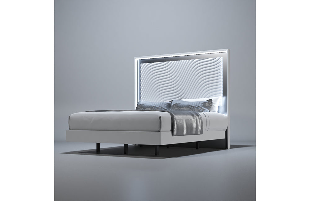 Wave Bed White