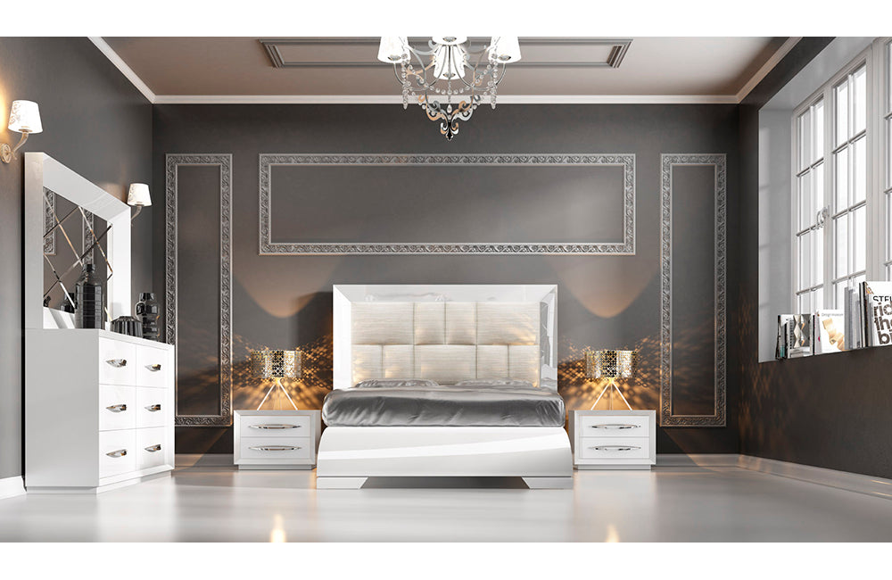 Sereno  Bed White
