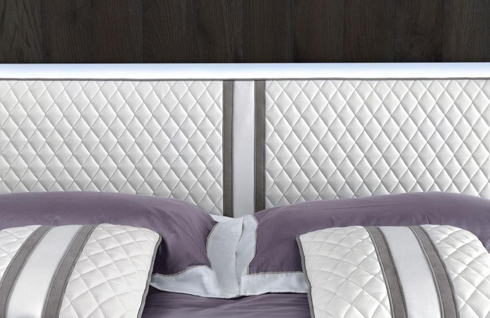 Ischia White Modern Bedroom Set