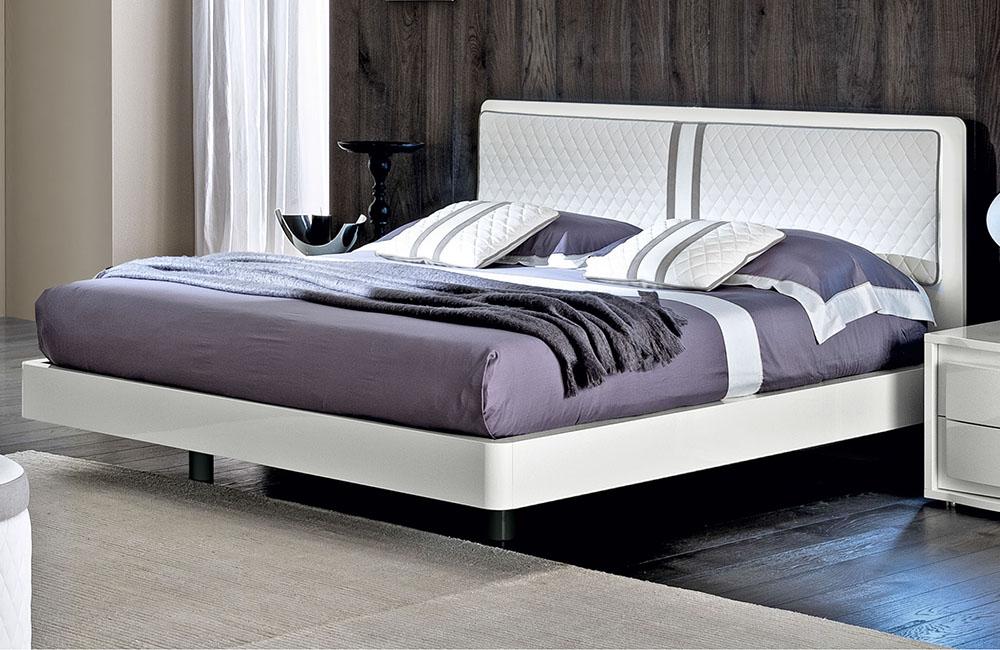 Ischia White Modern Bedroom Set