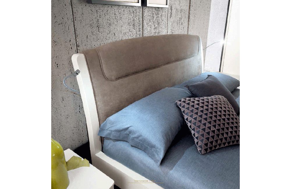 Luna White Bed with Alba cases