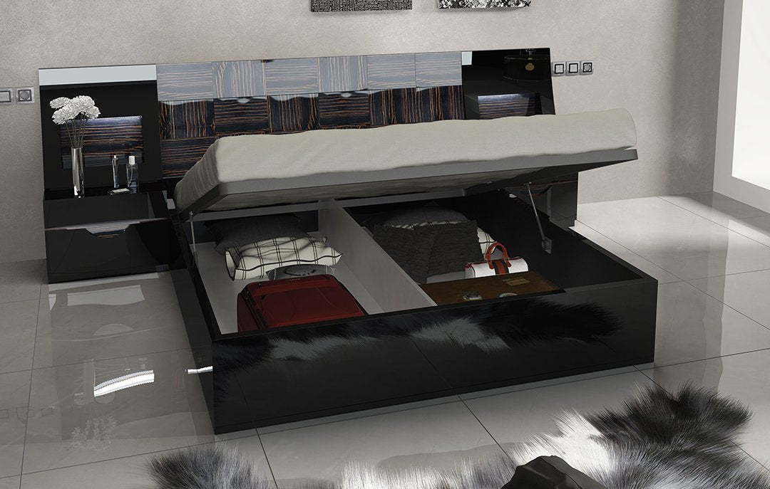 Livorno Range Black Modern Bedroom