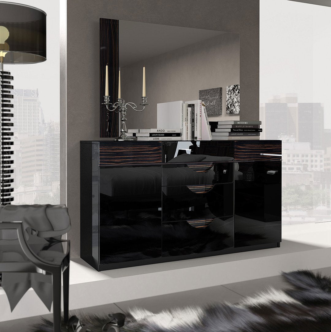 Livorno Range Black Modern Bedroom