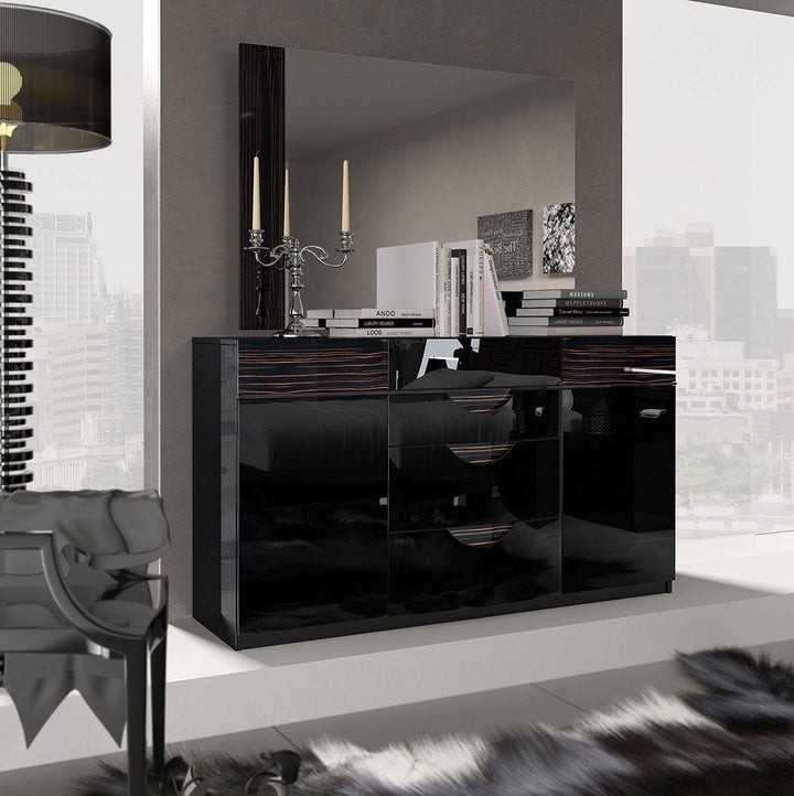 Livorno Range Black Modern Bedroom