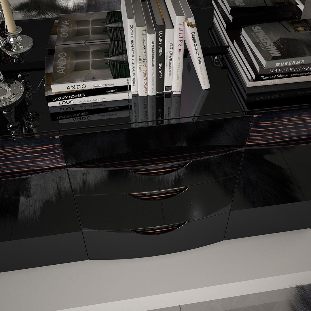 Livorno Range Black Modern Bedroom