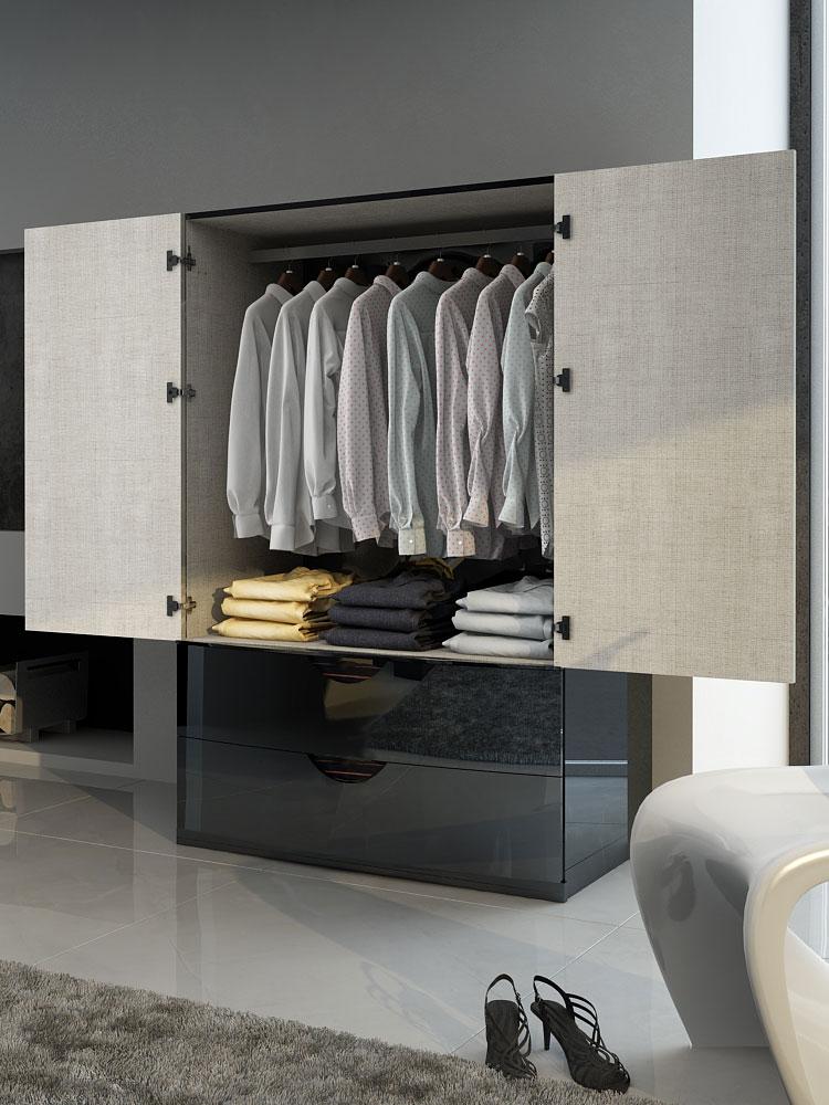 Livorno Range Black Modern Bedroom
