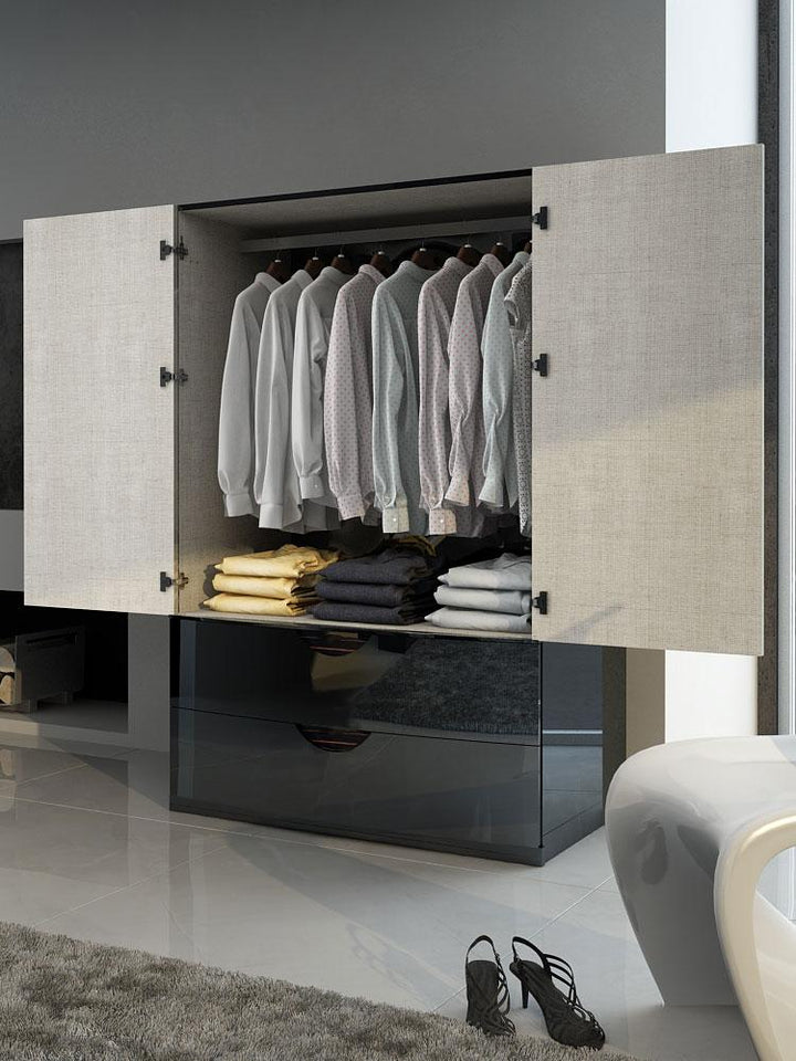 Livorno Range Black Modern Bedroom