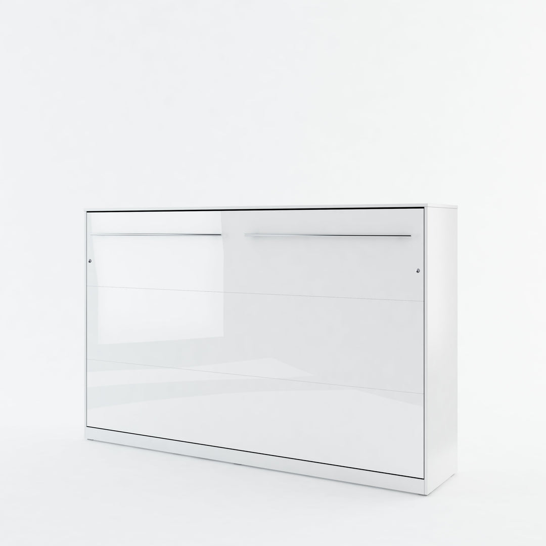 European Full Size Horizontal Murphy Bed BRESCIA with mattress