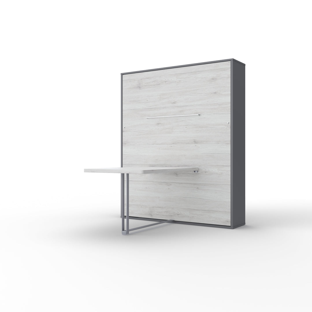 Murphy bed European Queen Vertical with Desk, mattress and LED included INVENTO sale