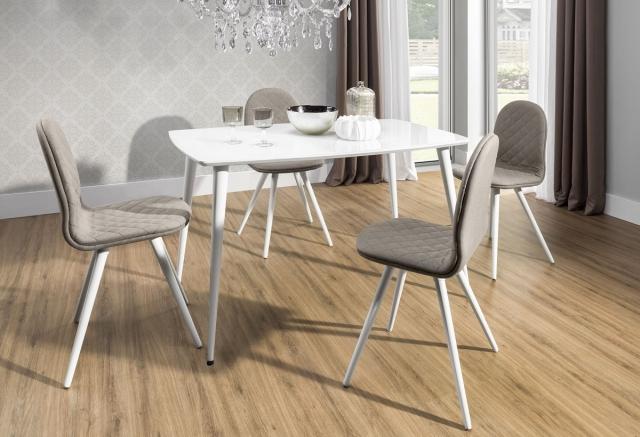 ESSAI Rectangular Glass Top Dining Table