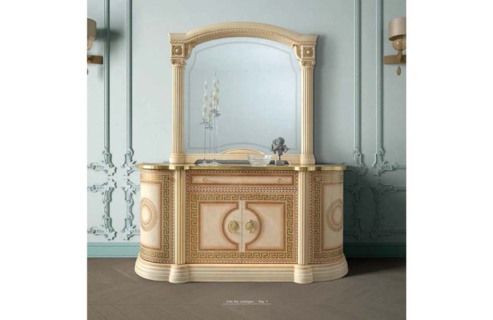 Gracie Mirror Ivory