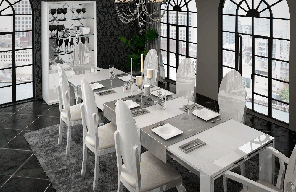 Sereno  White Dining Room