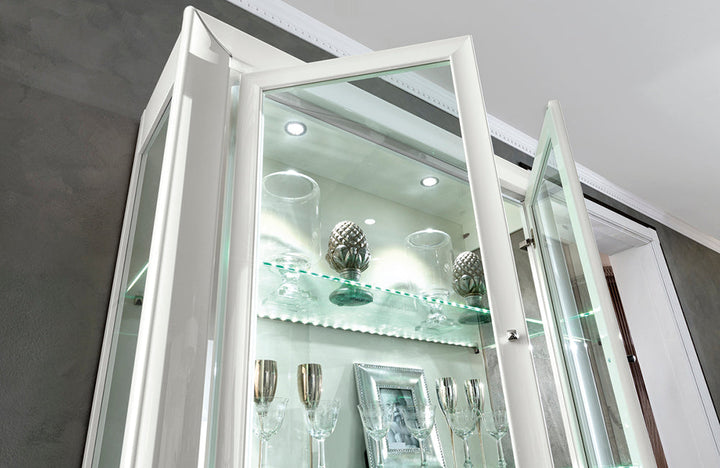 Nuvola 2-Door China Cabinet With 2 Lights
