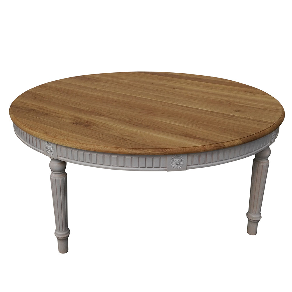 Hand made Solid Wood Dining Table Set BADI with 6 chairs
