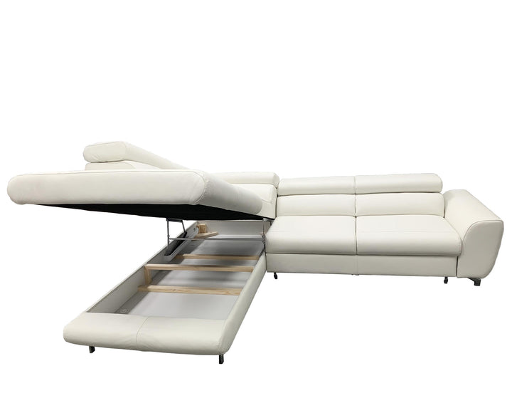 Leather Sectional Sleeper Sofa PIANO