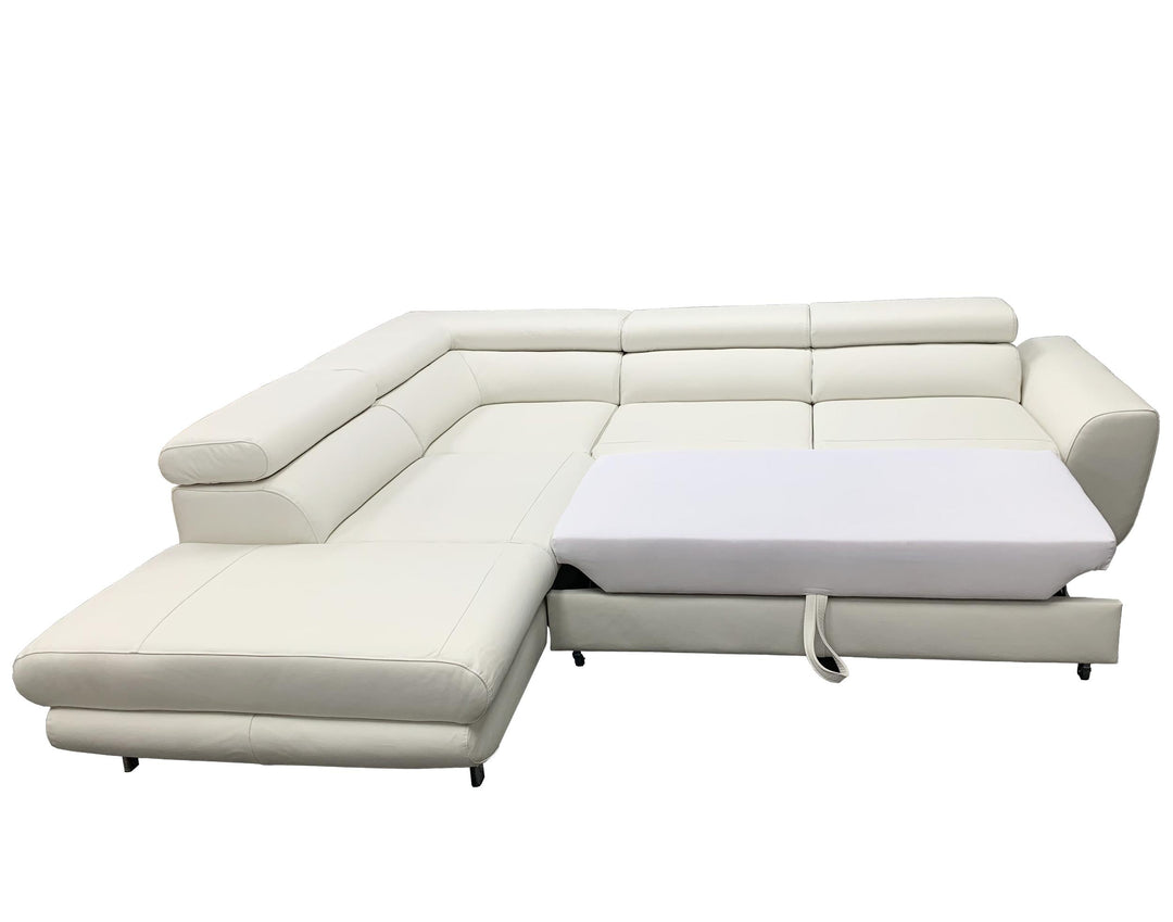 Leather Sectional Sleeper Sofa PIANO