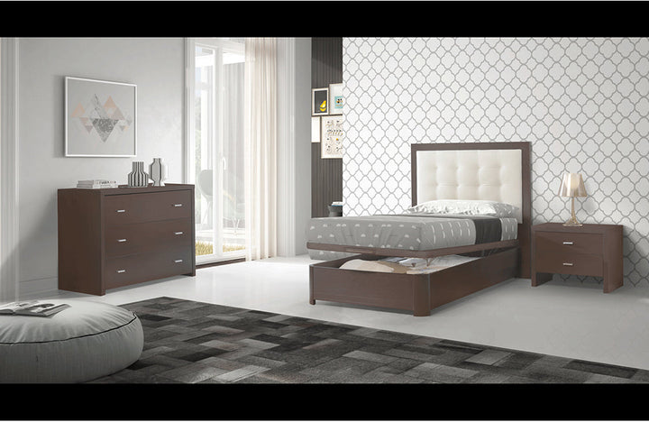 Regina Storage TS, FS Wenge Bed