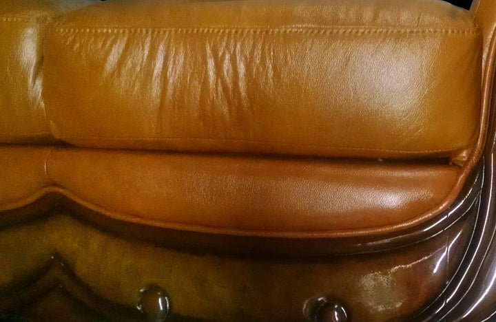 Bristol Traditional Leather Sofa Set