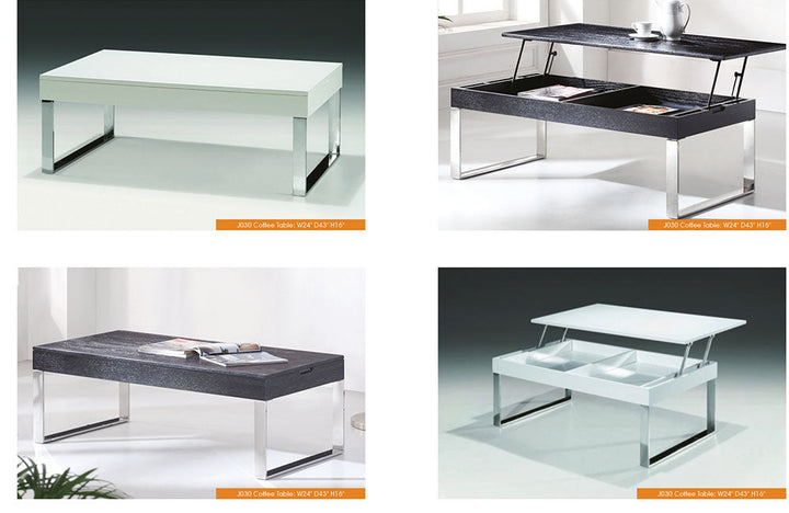 J030 White Coffee Table