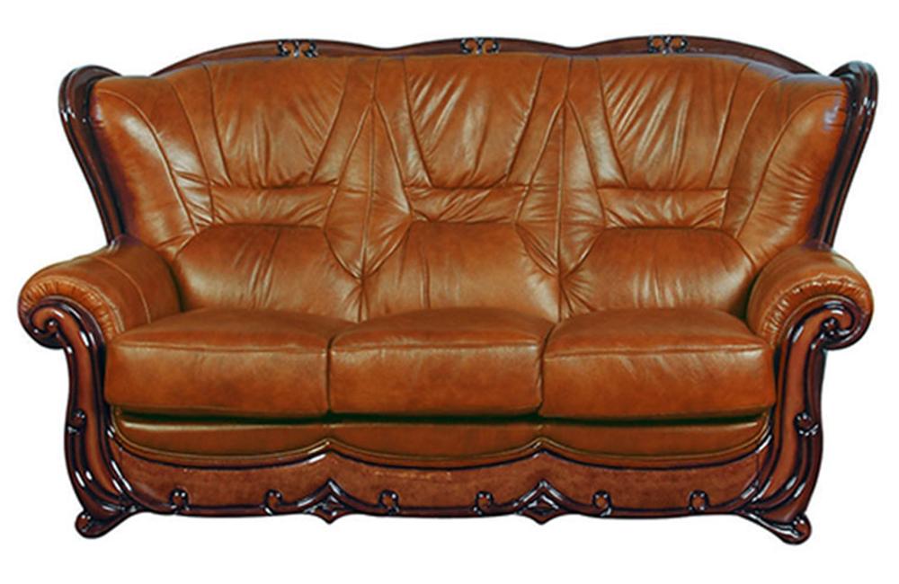 Bristol Traditional Leather Sofa Set