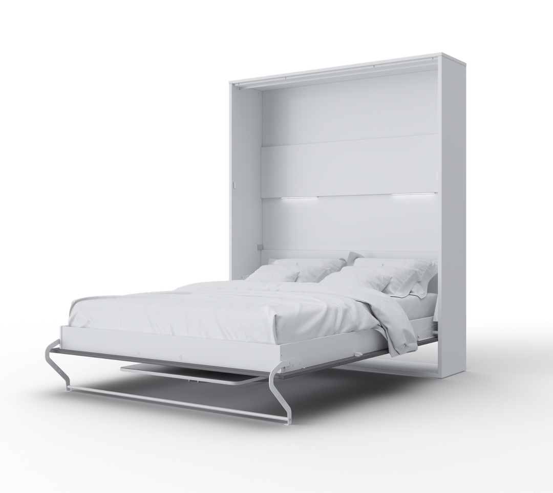 Murphy bed European Queen Vertical with Desk, mattress and LED included INVENTO sale